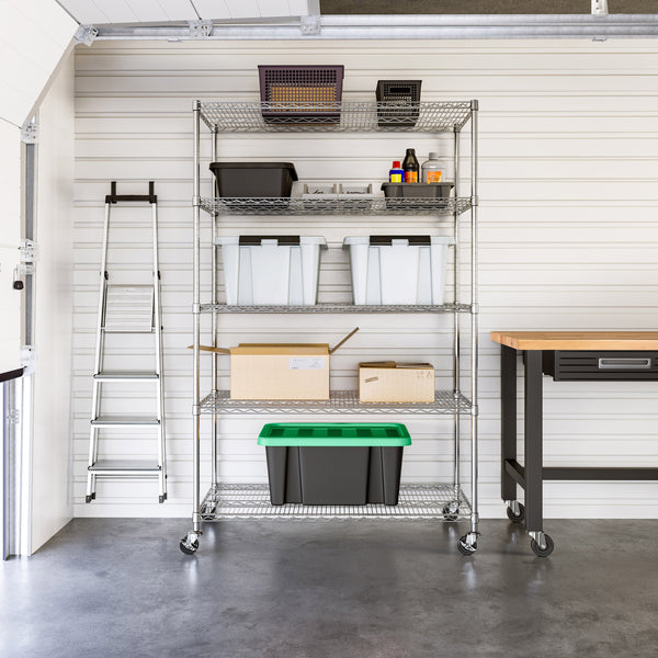 UltraDurable® 5-Tier NSF-Certified Steel Shelving