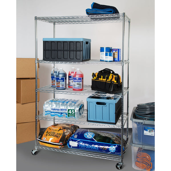 UltraDurable® 5-Tier NSF-Certified Steel Shelving