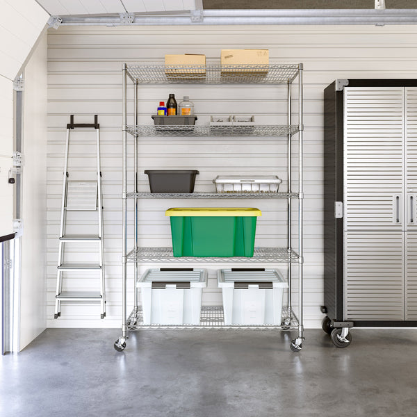 UltraDurable® 5-Tier NSF-Certified Steel Shelving