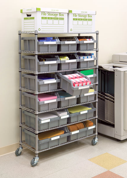 7-Tier NSF-Certified 16-Bin Rack