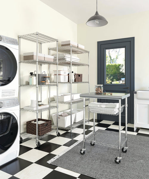 UltraDurable® 5-Tier NSF-Certified Steel Shelving