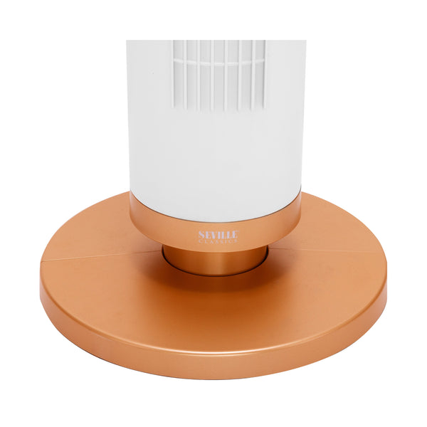 UltraSlimLine® Oscillating Tower Fan with Base Light
