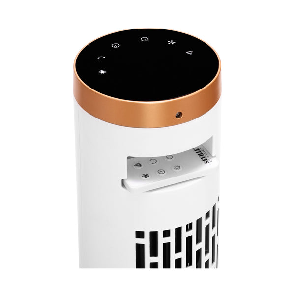 UltraSlimLine® Oscillating Tower Fan with Base Light