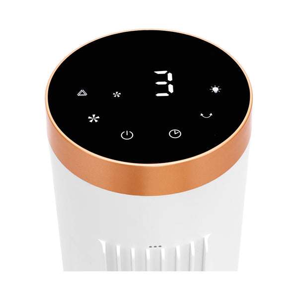 UltraSlimLine® Oscillating Tower Fan with Base Light