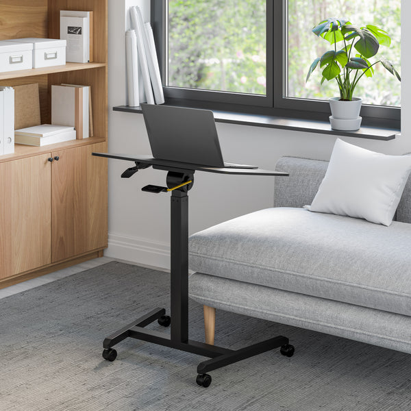 airLIFT® Tilting Height Adjustable Mobile Desk Cart