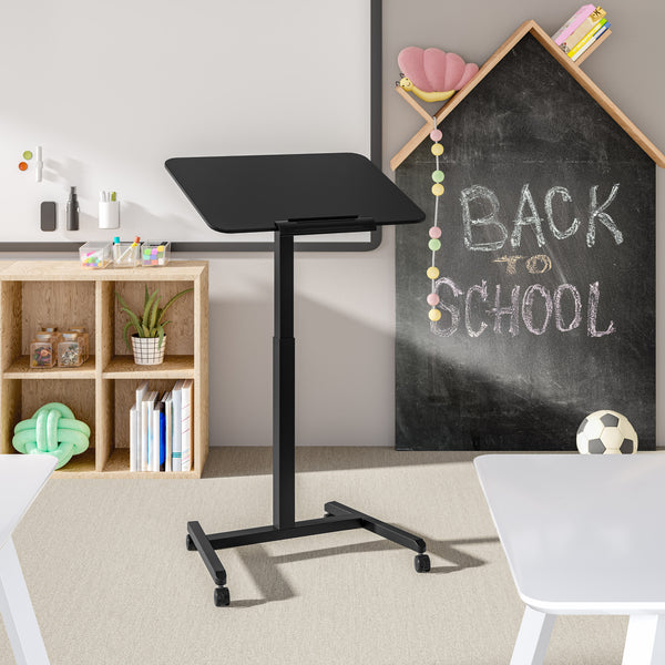 airLIFT® Tilting Height Adjustable Mobile Desk Cart