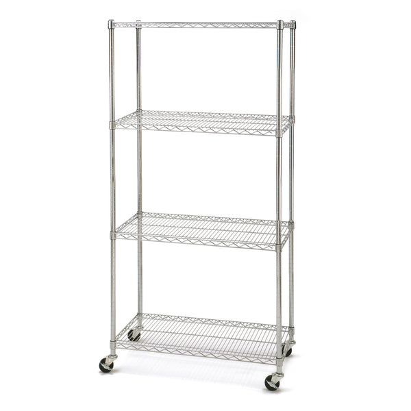 4-Tier Steel Shelving