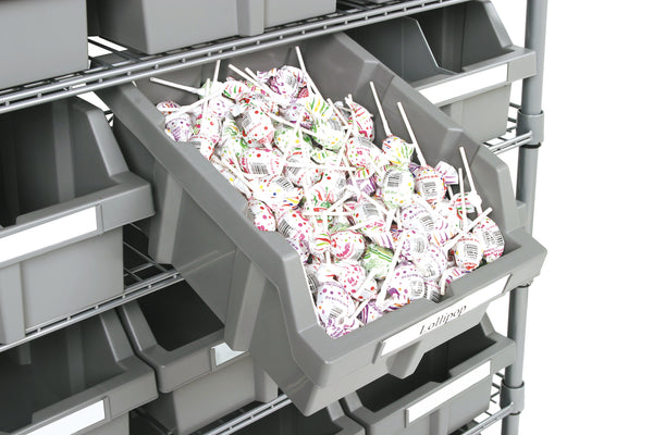 7-Tier NSF-Certified 16-Bin Rack