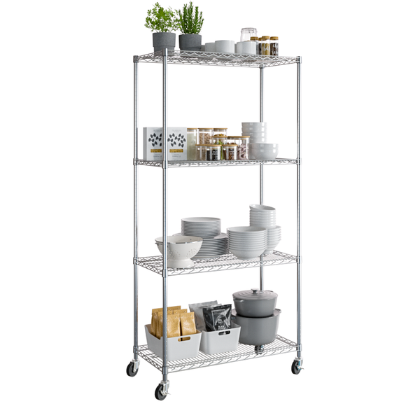 4-Tier Steel Shelving