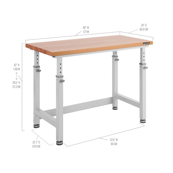 UltraHD® Height Adjustable Workbench