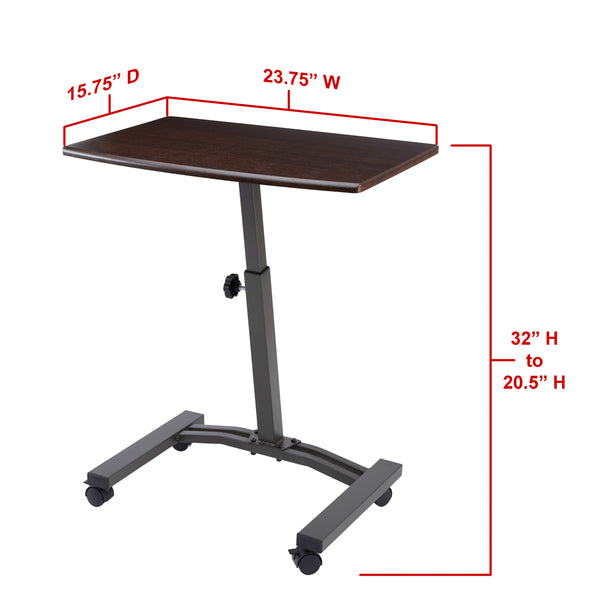 airLIFT® Mobile Laptop Sitting Desk Cart