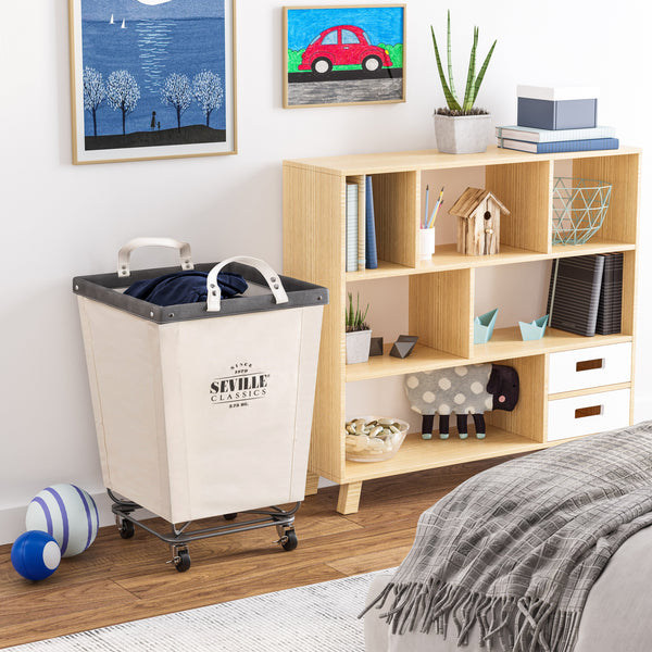 Heavy-Duty Rolling Laundry Hamper