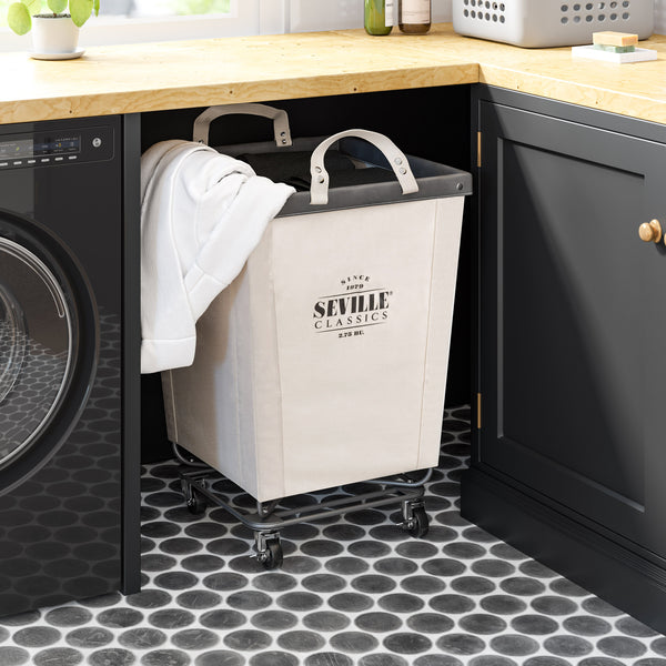 Heavy-Duty Rolling Laundry Hamper