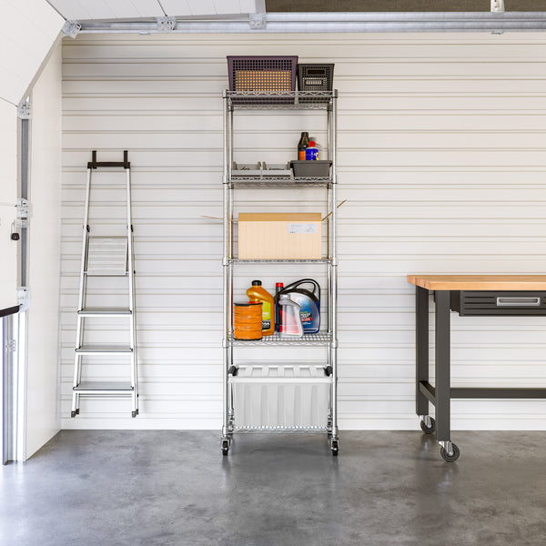 UltraDurable® 5-Tier NSF-Certified Steel Shelving