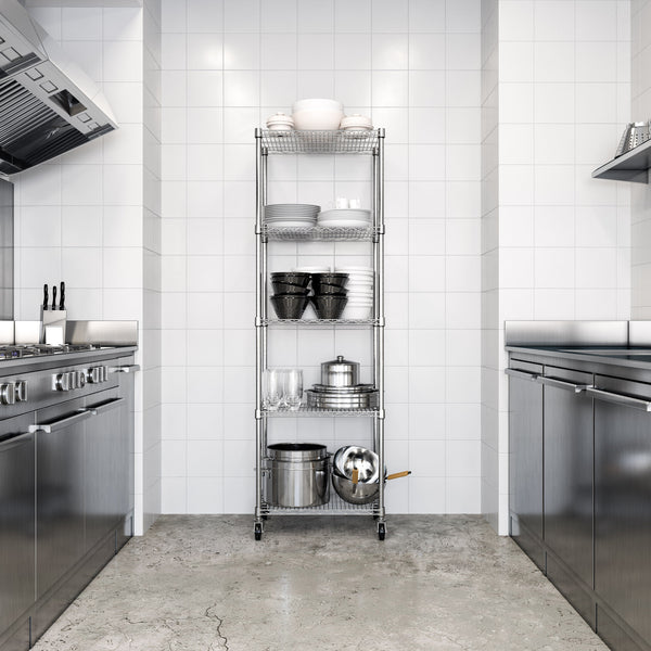 UltraDurable® 5-Tier NSF-Certified Steel Shelving